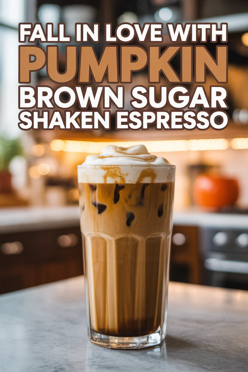 Fall in Love with Pumpkin Brown Sugar Shaken Espresso
