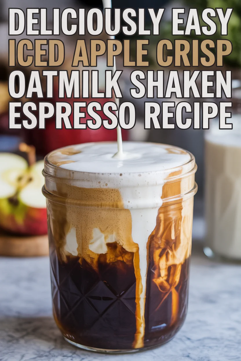 Iced Apple Crisp Oatmilk Shaken Espresso