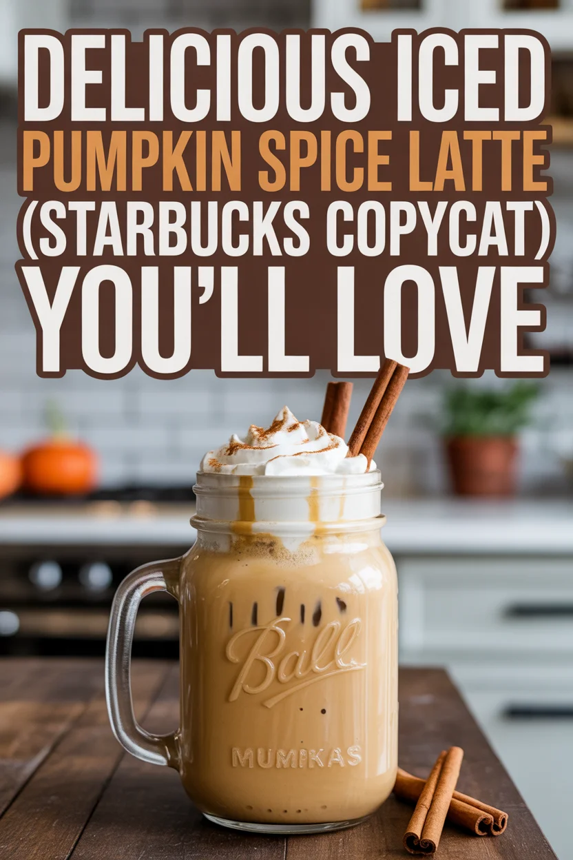 Delicious Iced Pumpkin Spice Latte (Starbucks Copycat) You’ll Love