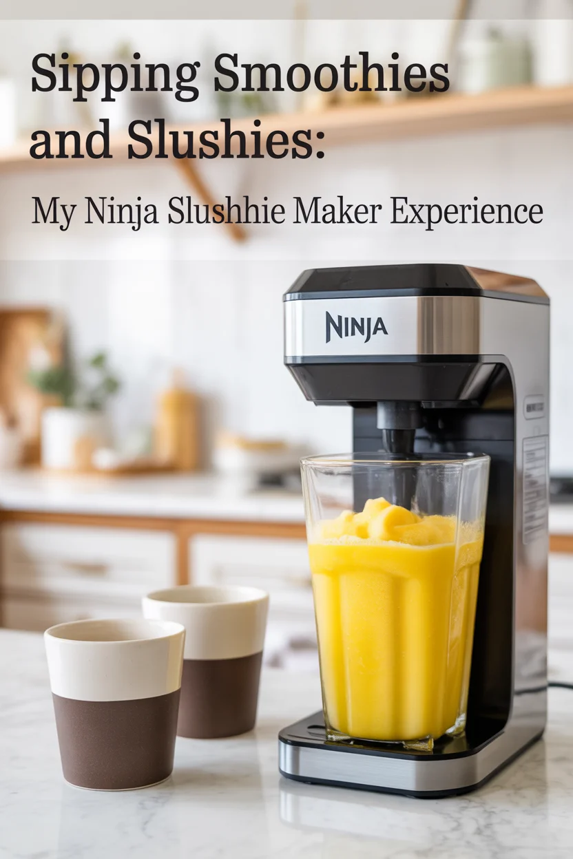 Sipping Smoothies and Slushies: My Ninja Slushie Maker Experience