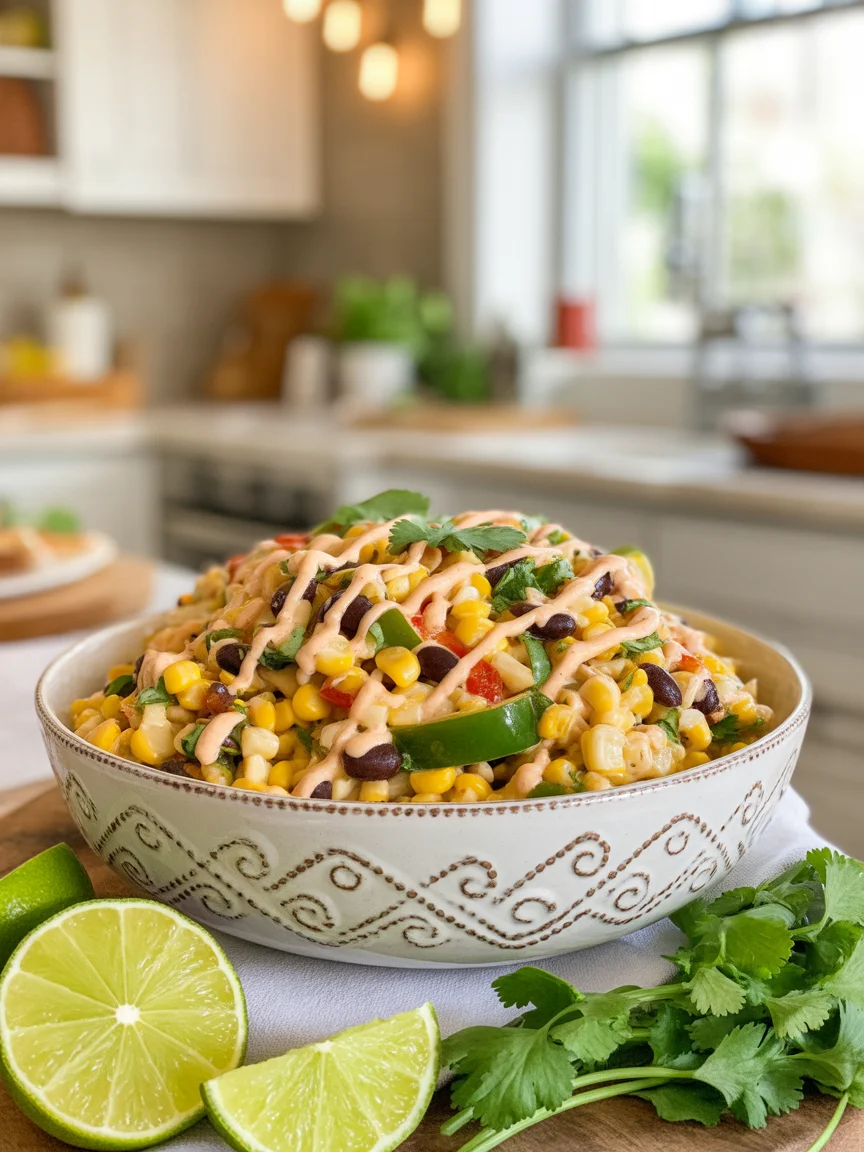 Mexican Street Corn Pasta Salad