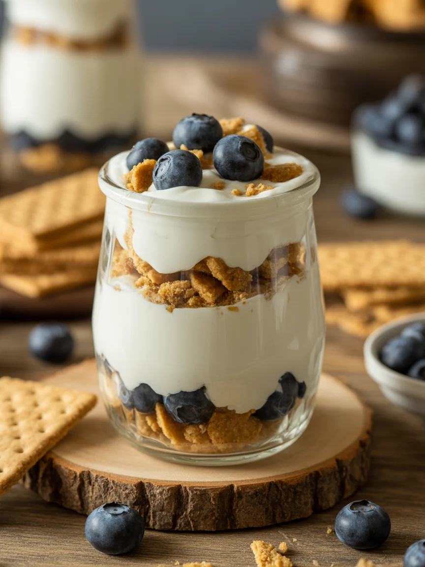 No‑Bake Berry Yogurt Parfaits