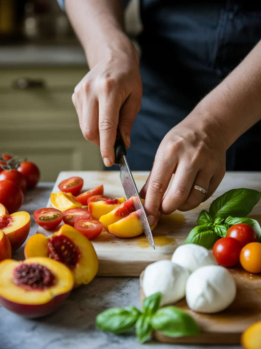 5 Fresh Takes on Peach and Tomato Caprese Salad to Try