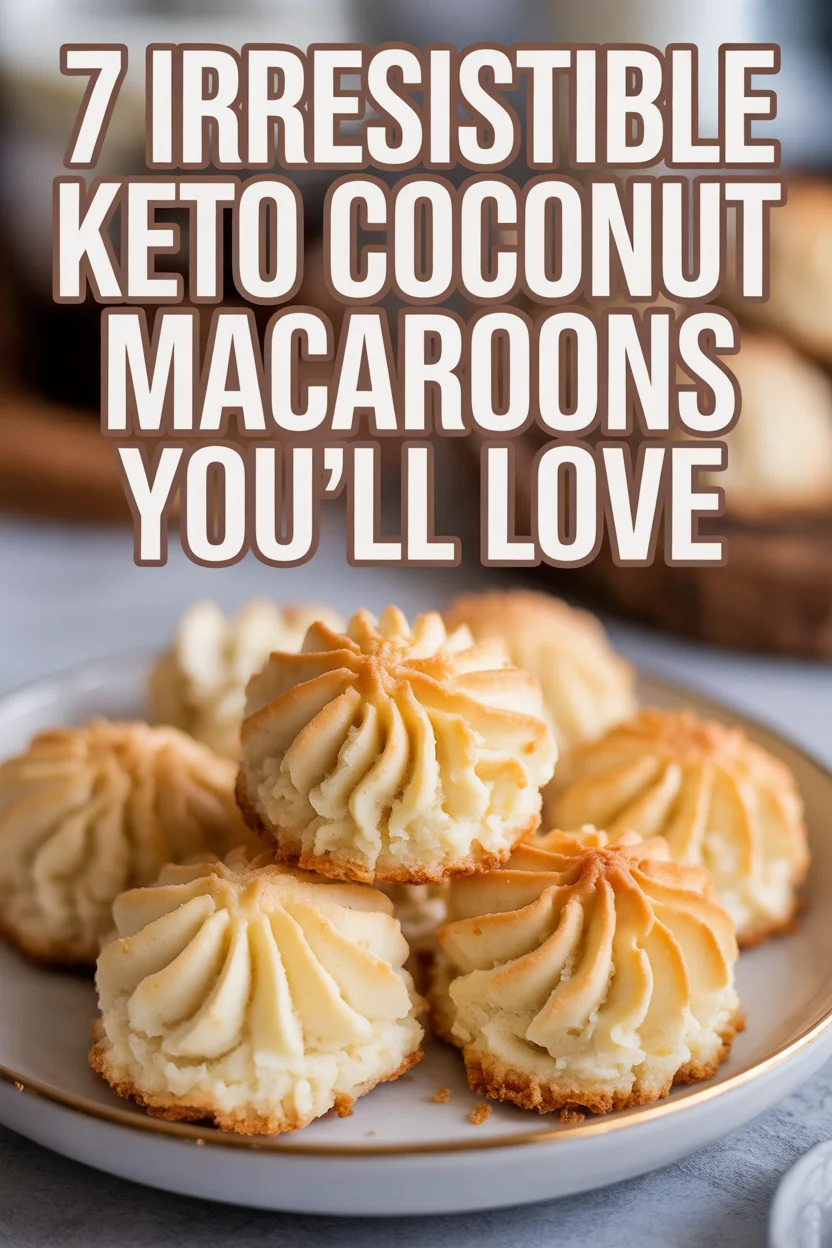7 Irresistible Keto Coconut Macaroons You’ll Love