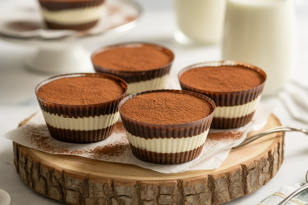 Keto Tiramisu Cookie Cups