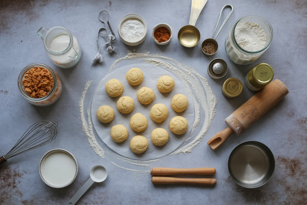 Biscoff Stuffed Cookies