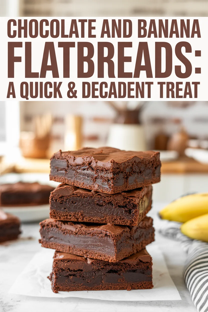 Chocolate and Banana Flatbreads: A Quick & Decadent Treat