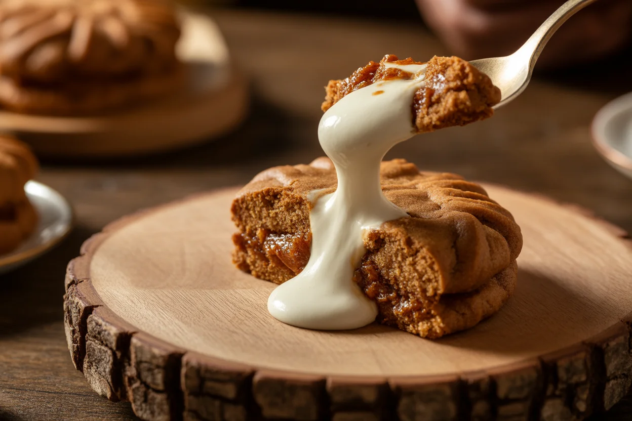 Biscoff Stuffed Cookies