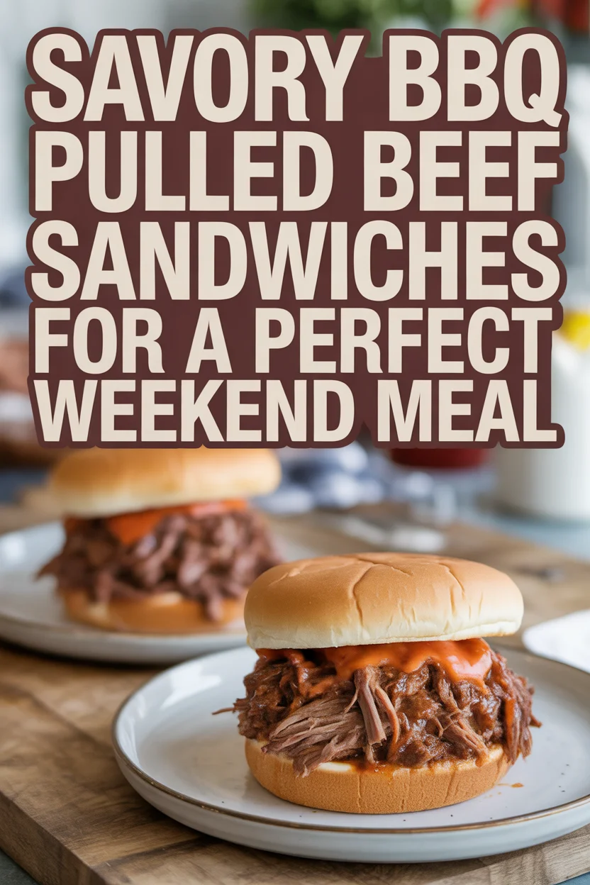 Savory BBQ Pulled Beef Sandwiches for a Perfect Weekend Meal