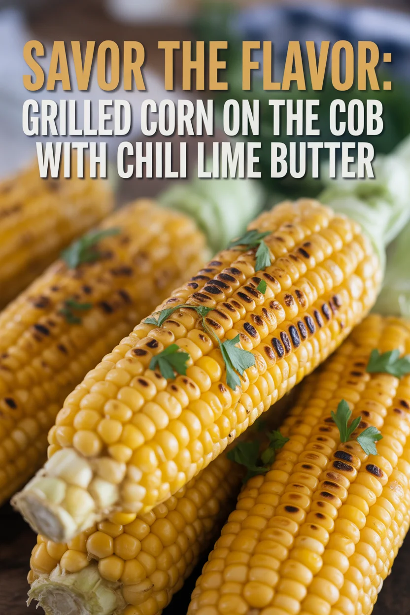 Savor the Flavor: Grilled Corn on the Cob with Chili Lime Butter