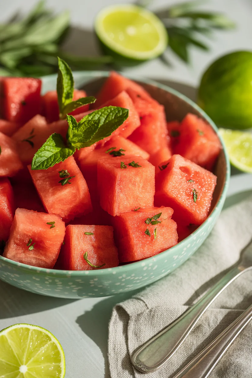 Watermelon and Mint Salad