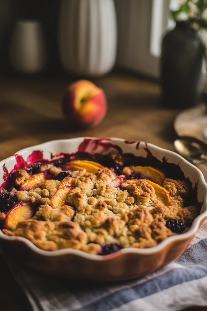 Scrumptious Peach and Blackberry Crumble You’ll Love