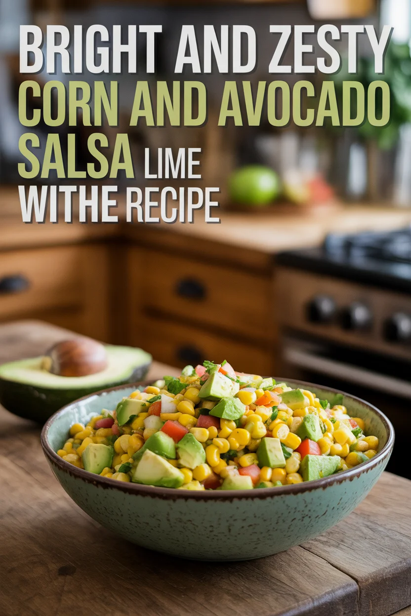 Corn and Avocado Salsa with Lime