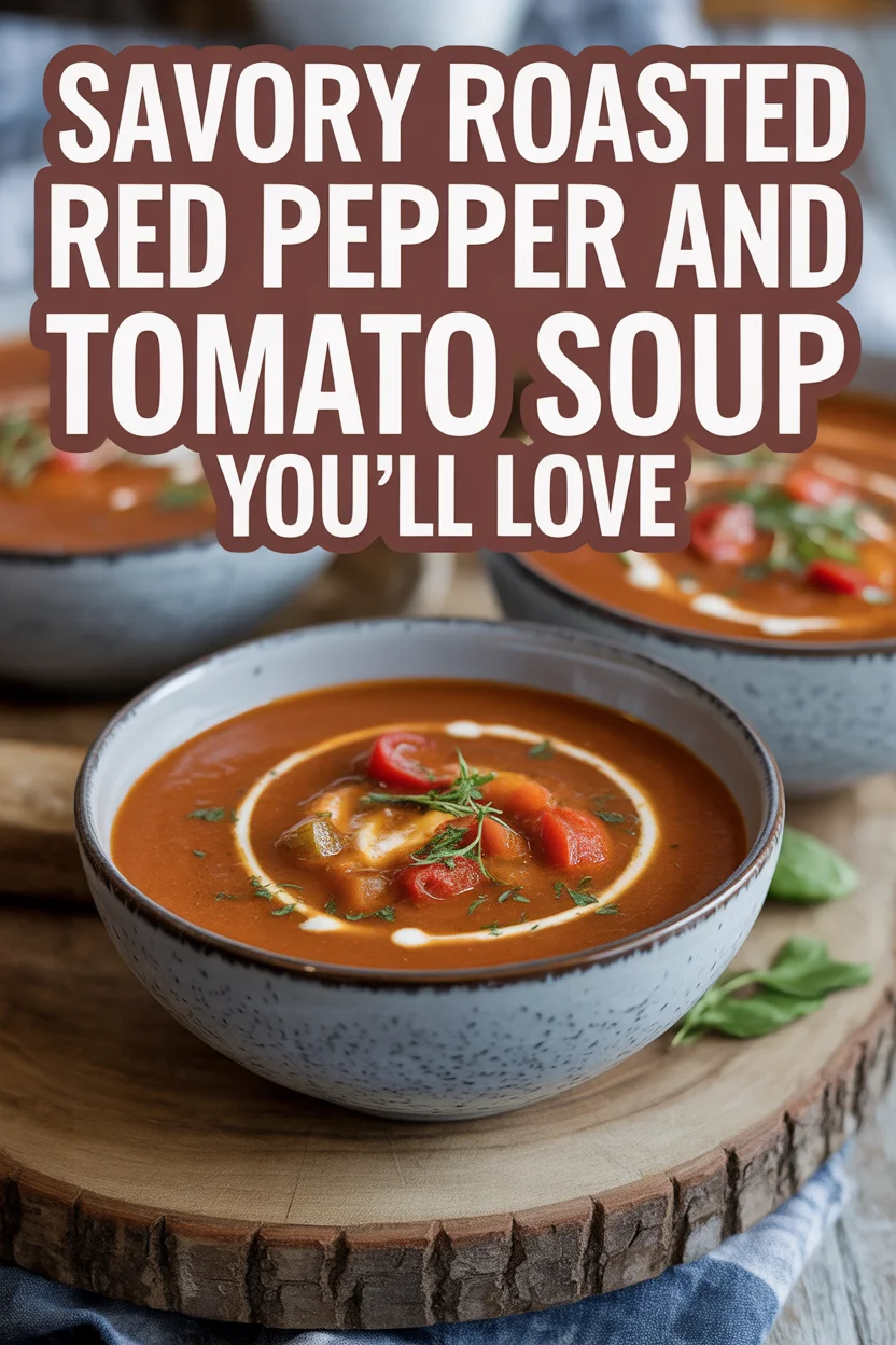 Roasted Red Pepper and Tomato Soup