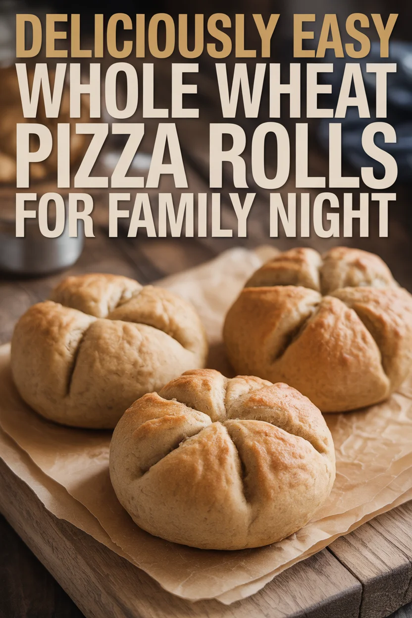 Whole Wheat Pizza Rolls