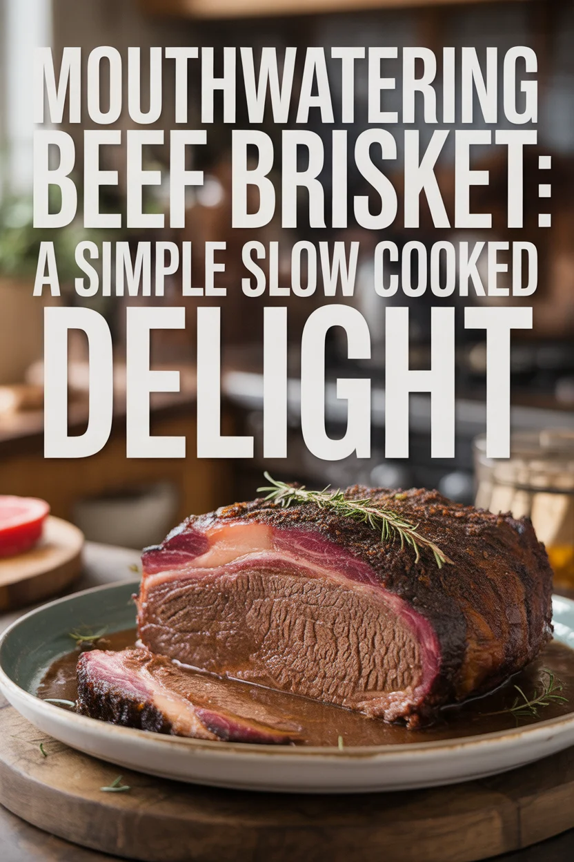 Beef Brisket (slow cooked or smoked)