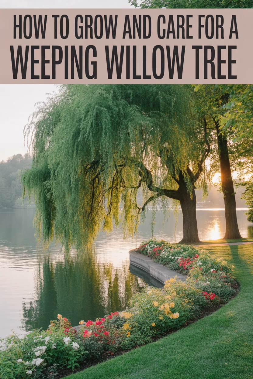 How to Grow and Care for a Weeping Willow Tree