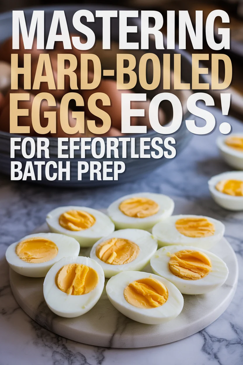 Mastering Hard-Boiled Eggs for Effortless Batch Prep