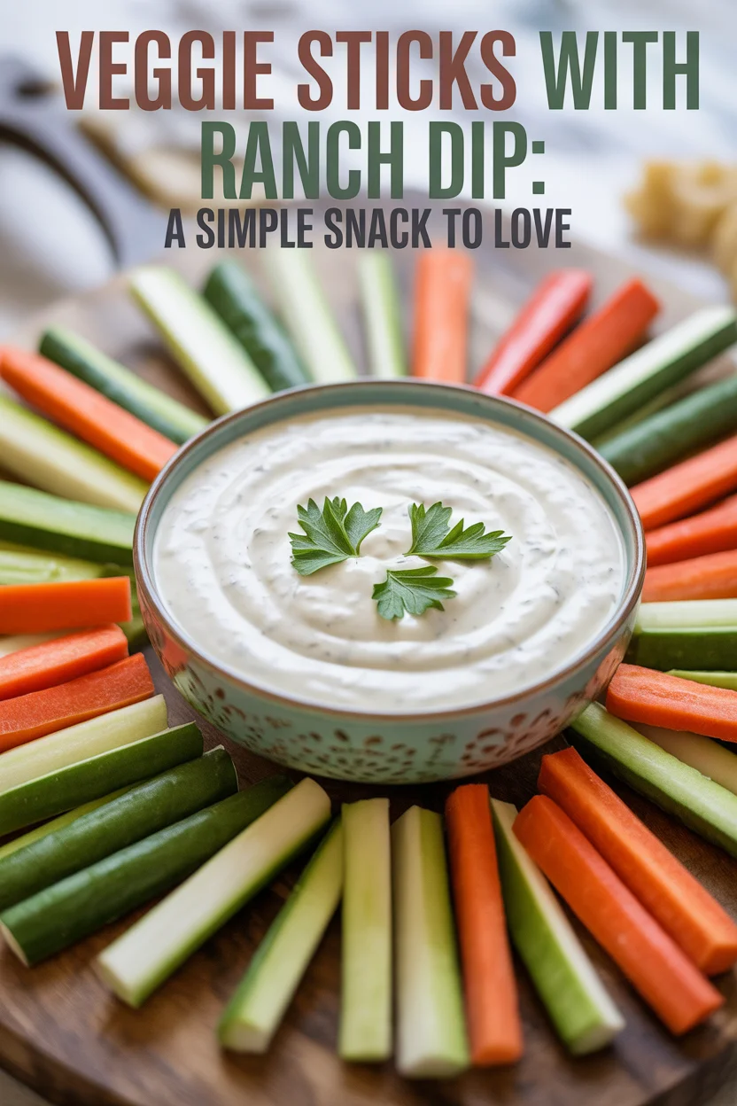 Veggie Sticks with Ranch Dip