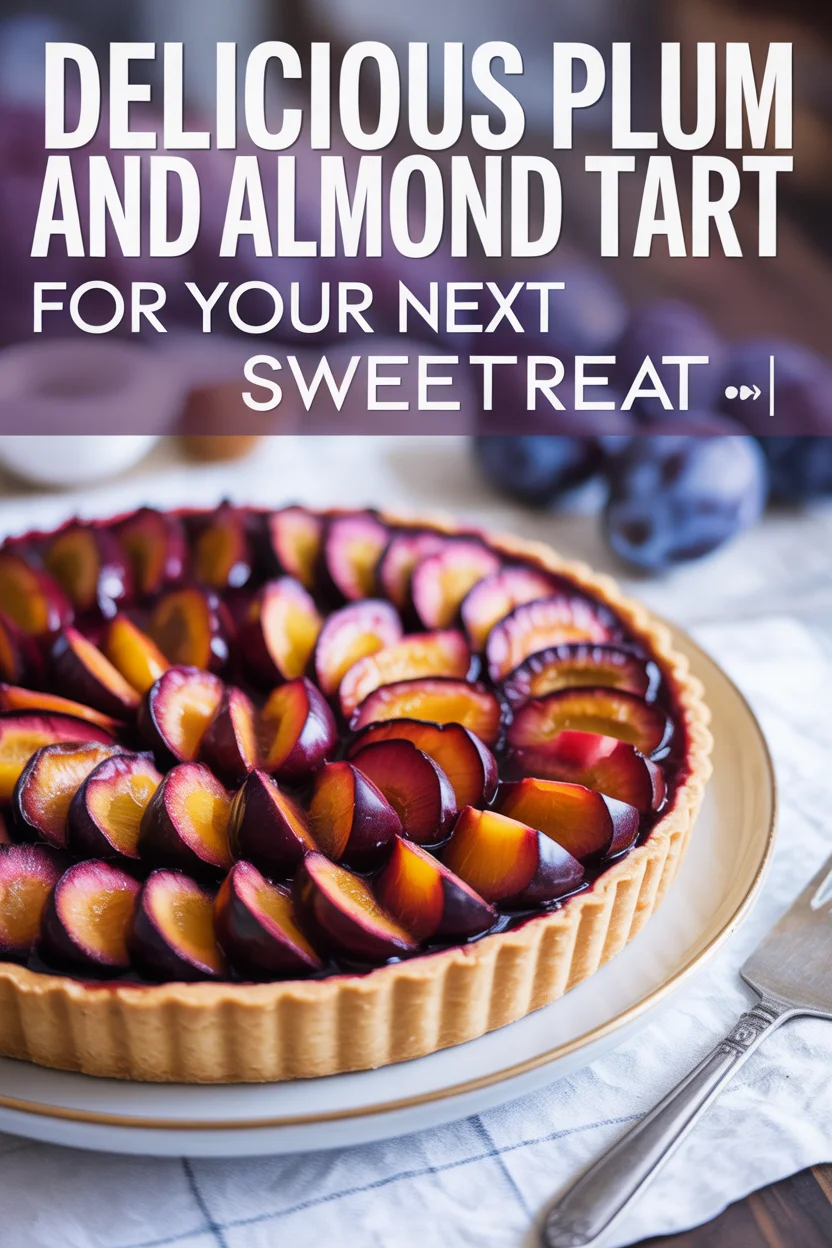 Plum and Almond Tart