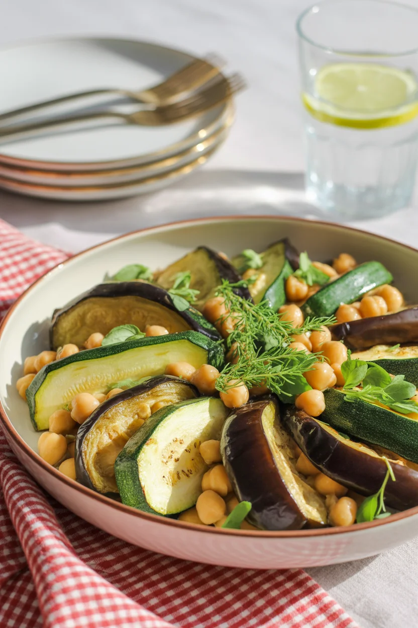 Deliciously Grilled Eggplant and Zucchini with Feta Bliss