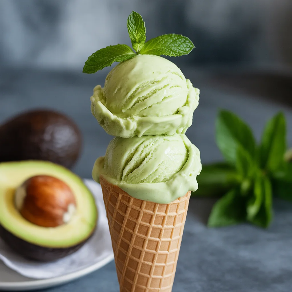 Ninja Creami Avocado Ice Cream