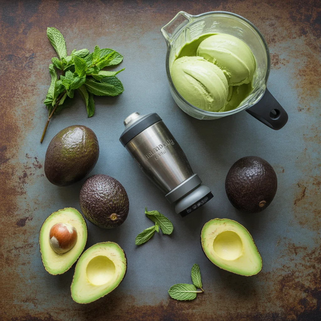 Ninja Creami Avocado Ice Cream