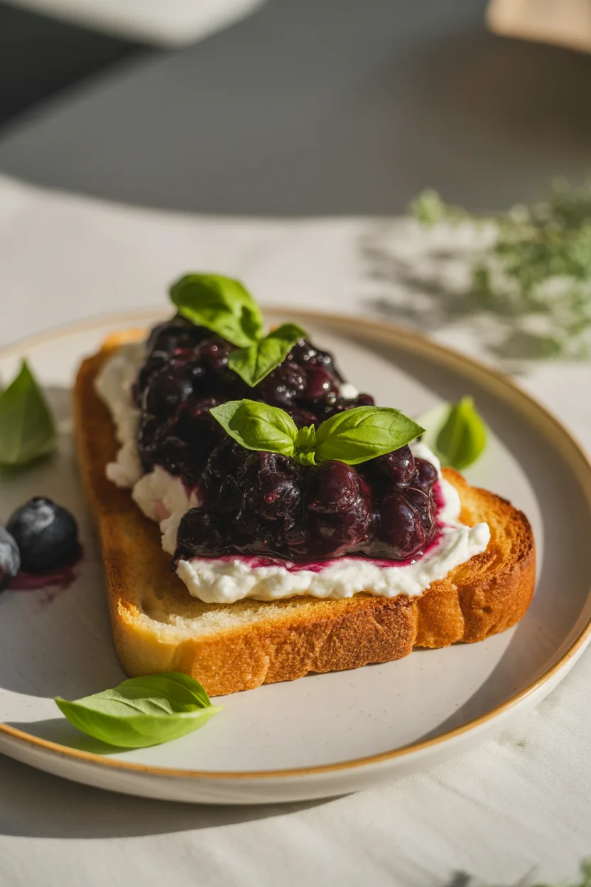 Delicious Summer Berry and Ricotta Toast for Bright Mornings
