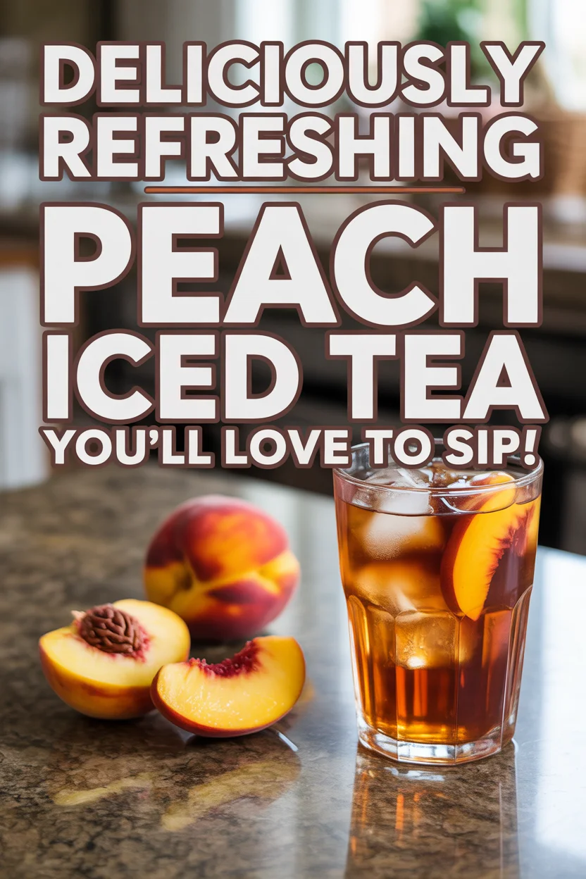 Deliciously Refreshing Peach Iced Tea You’ll Love to Sip