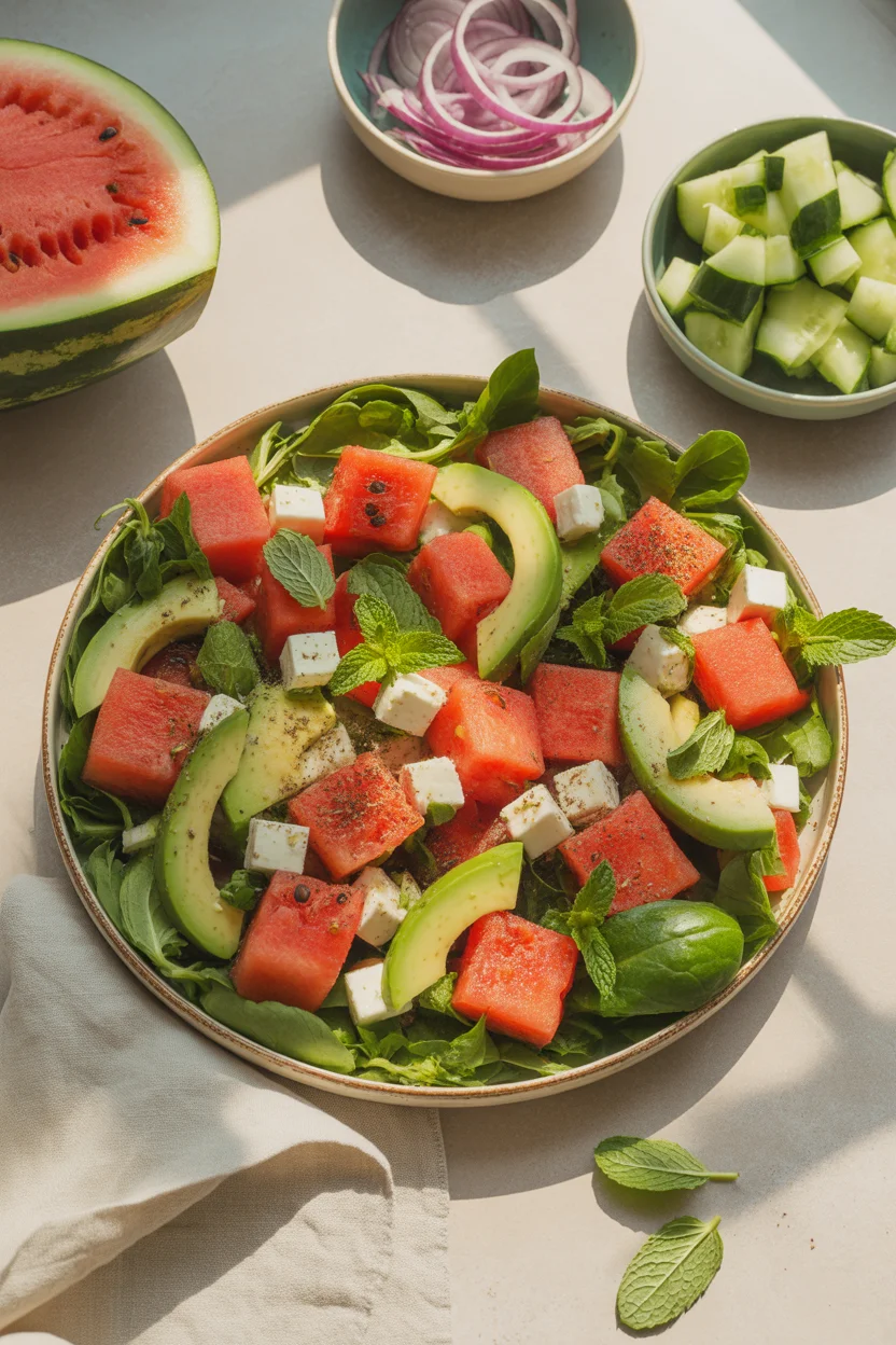Delicious Watermelon and Feta Salad with Mint You’ll Love