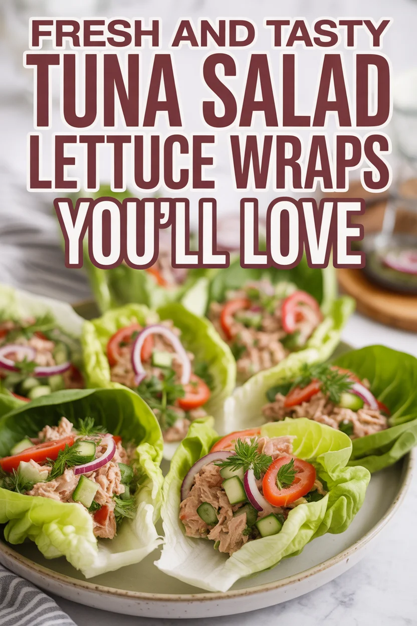 Fresh and Tasty Tuna Salad Lettuce Wraps You’ll Love