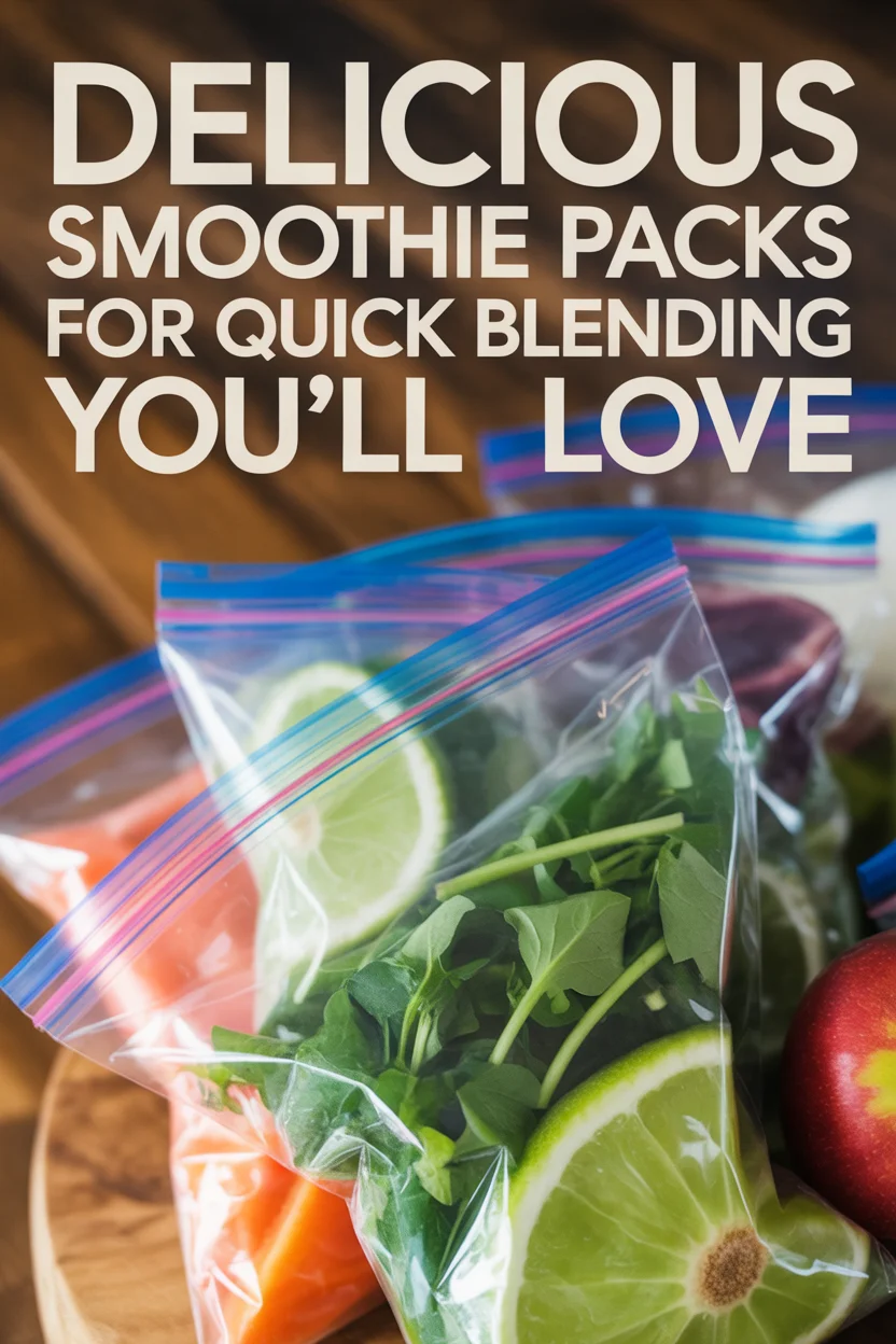 Delicious Smoothie Packs for Quick Blending You’ll Love