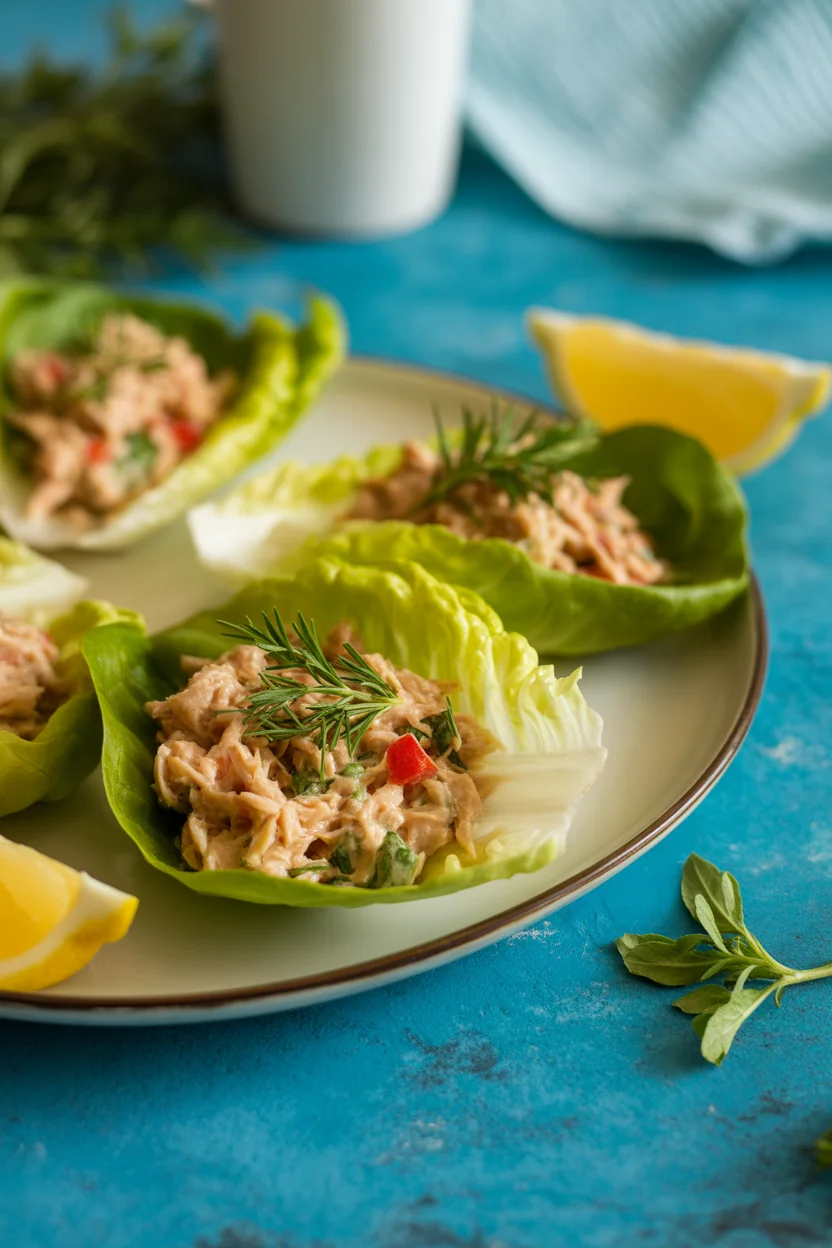 Fresh and Tasty Tuna Salad Lettuce Wraps You’ll Love