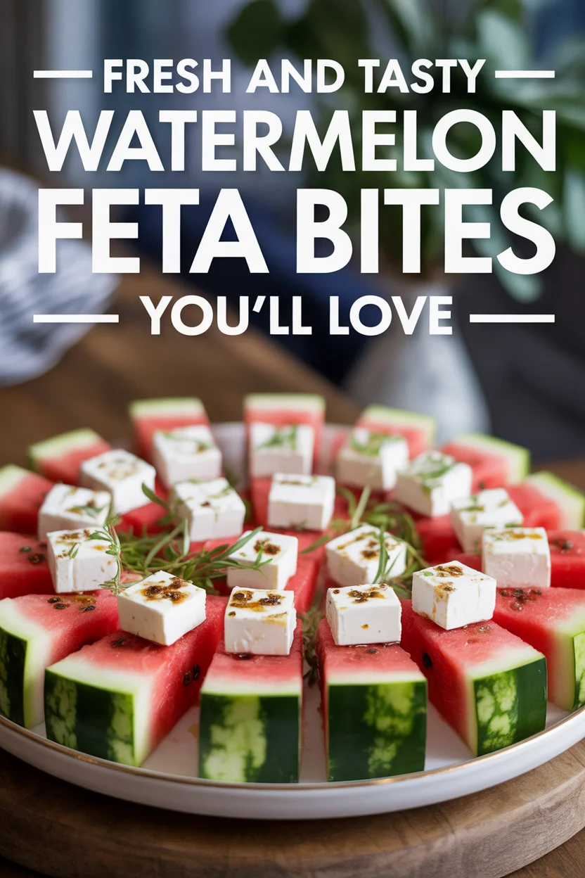 Fresh and Tasty Watermelon Feta Bites You'll Love