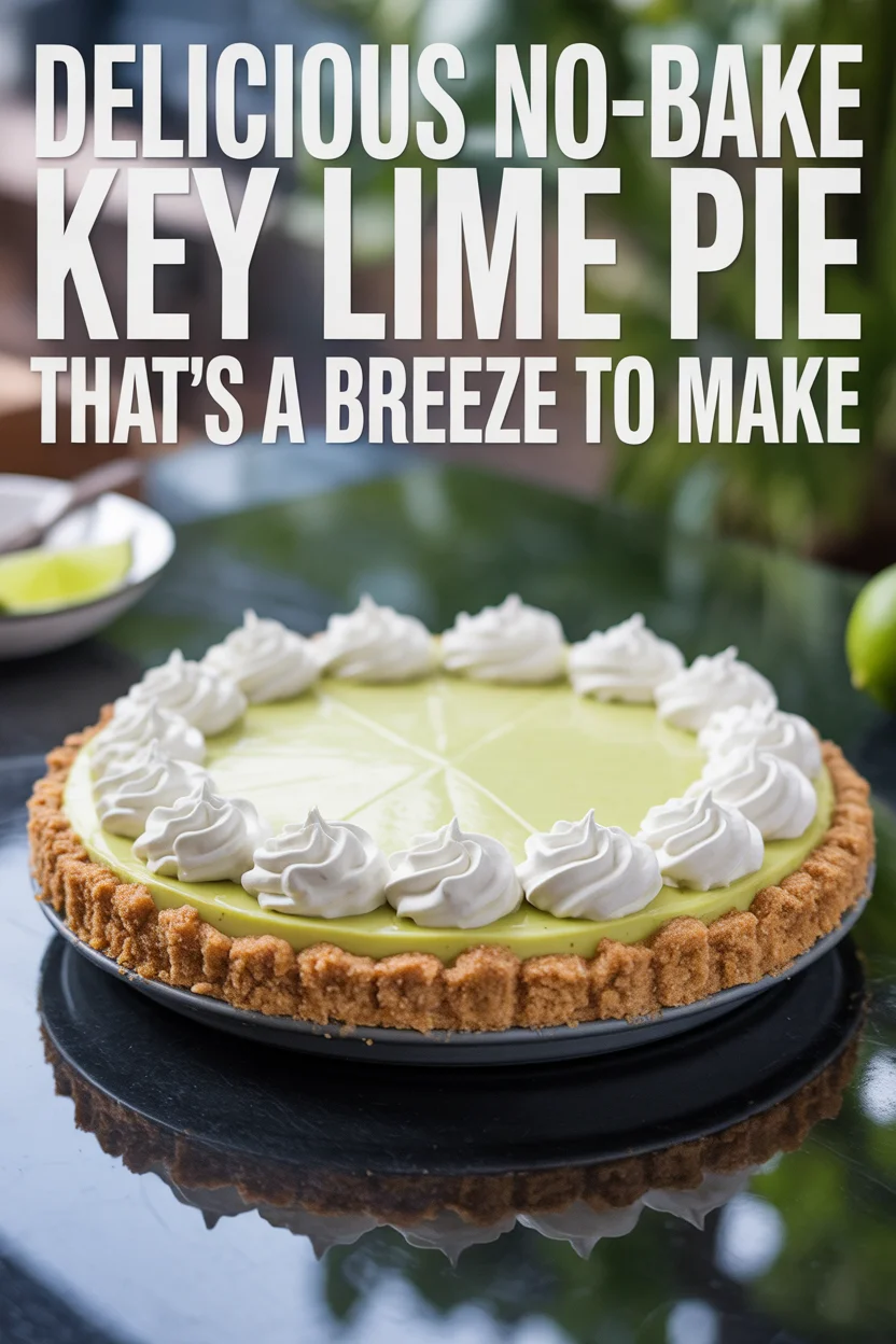 Delicious No-Bake Key Lime Pie That’s a Breeze to Make