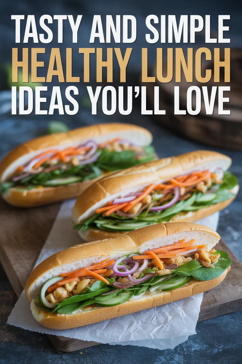 Tasty and Simple Healthy Lunch Ideas You'll Love