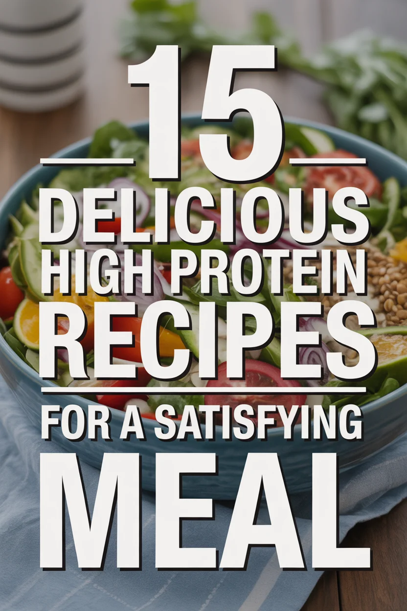 high protein recipes