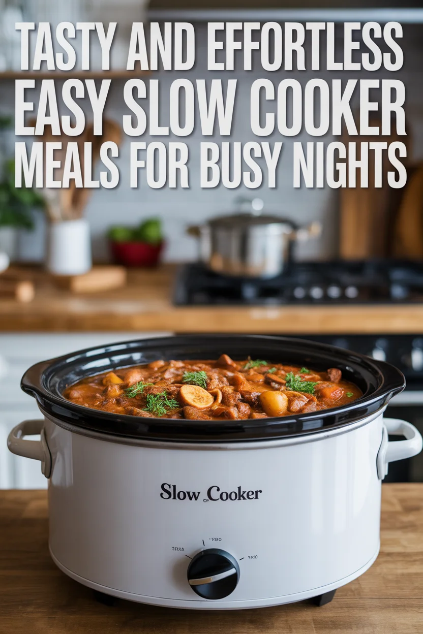 easy slow cooker meals