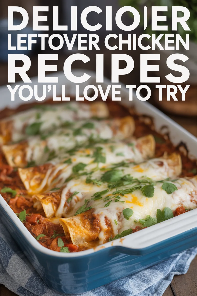 leftover chicken recipes