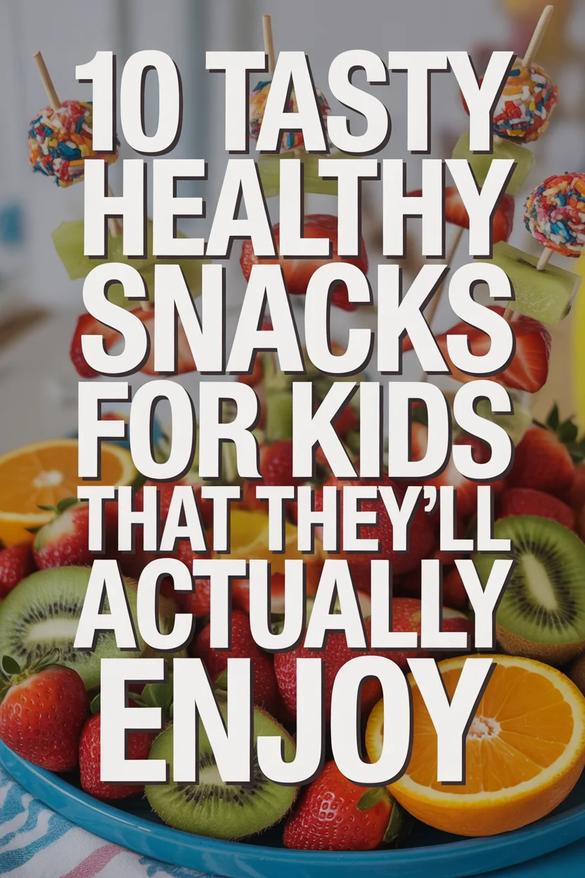10 Tasty Healthy Snacks for Kids That They'll Actually Enjoy