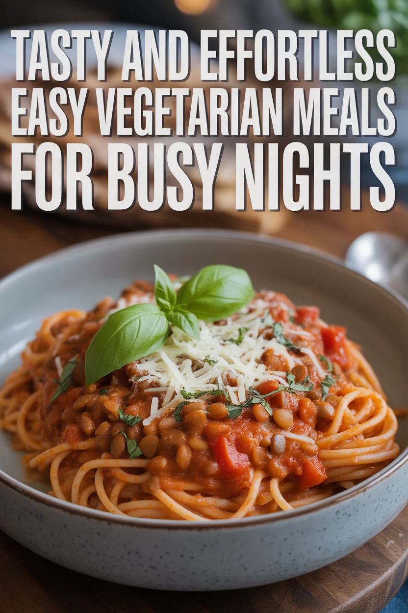 easy vegetarian meals