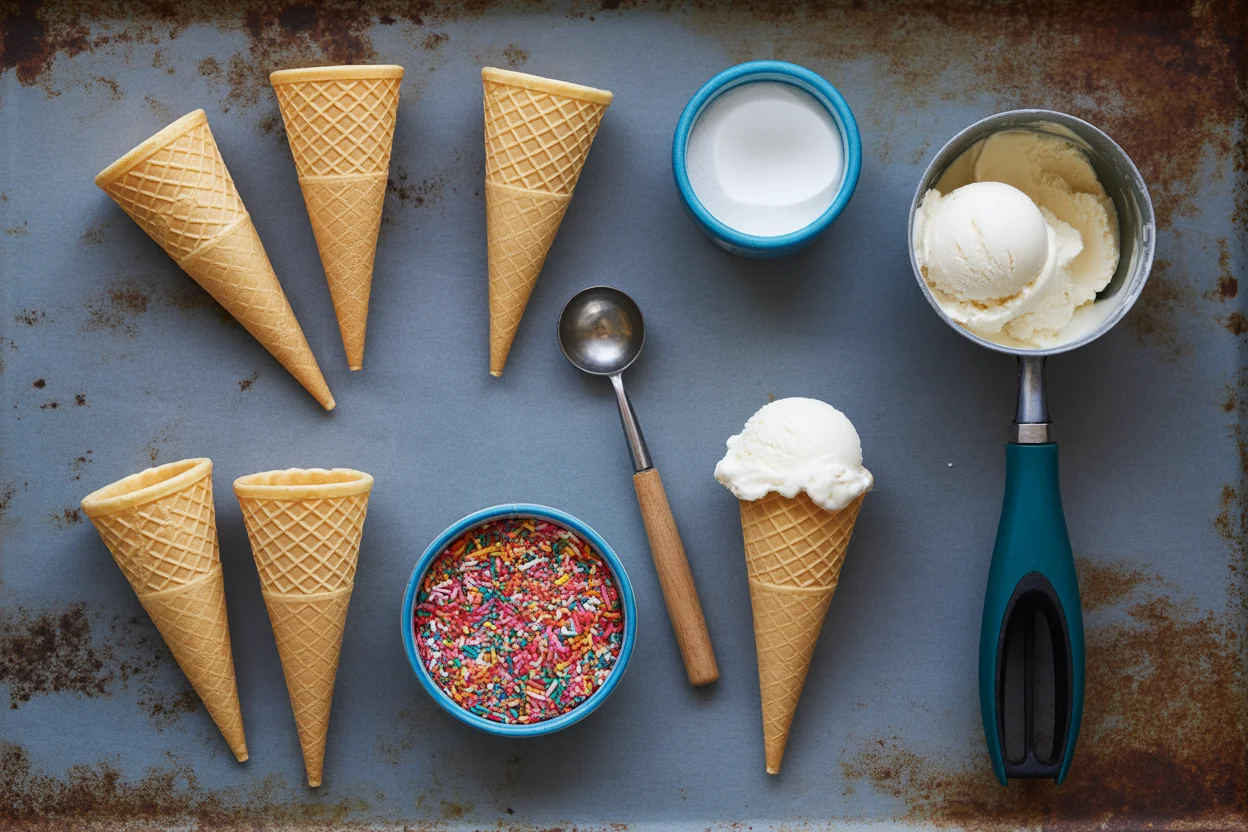 ice cream cones