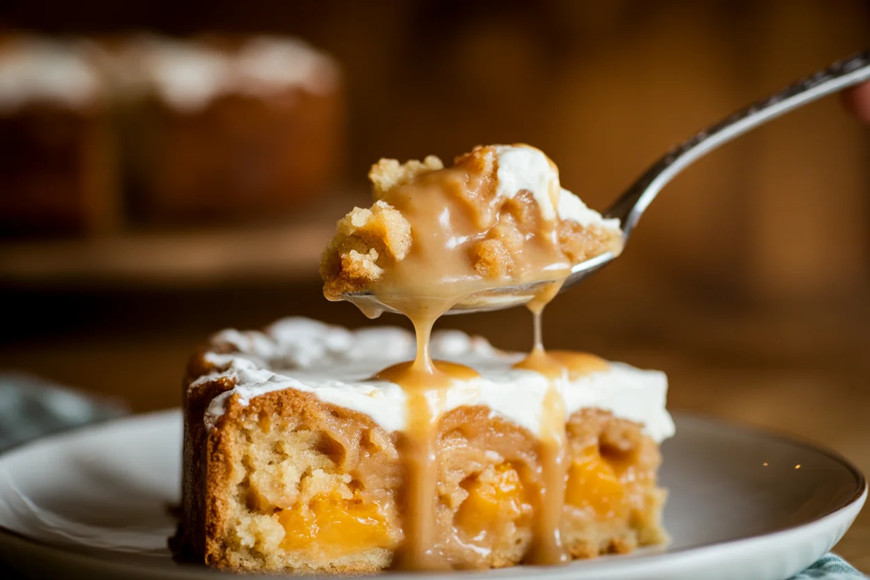 Southern Peach Crumb Cake
