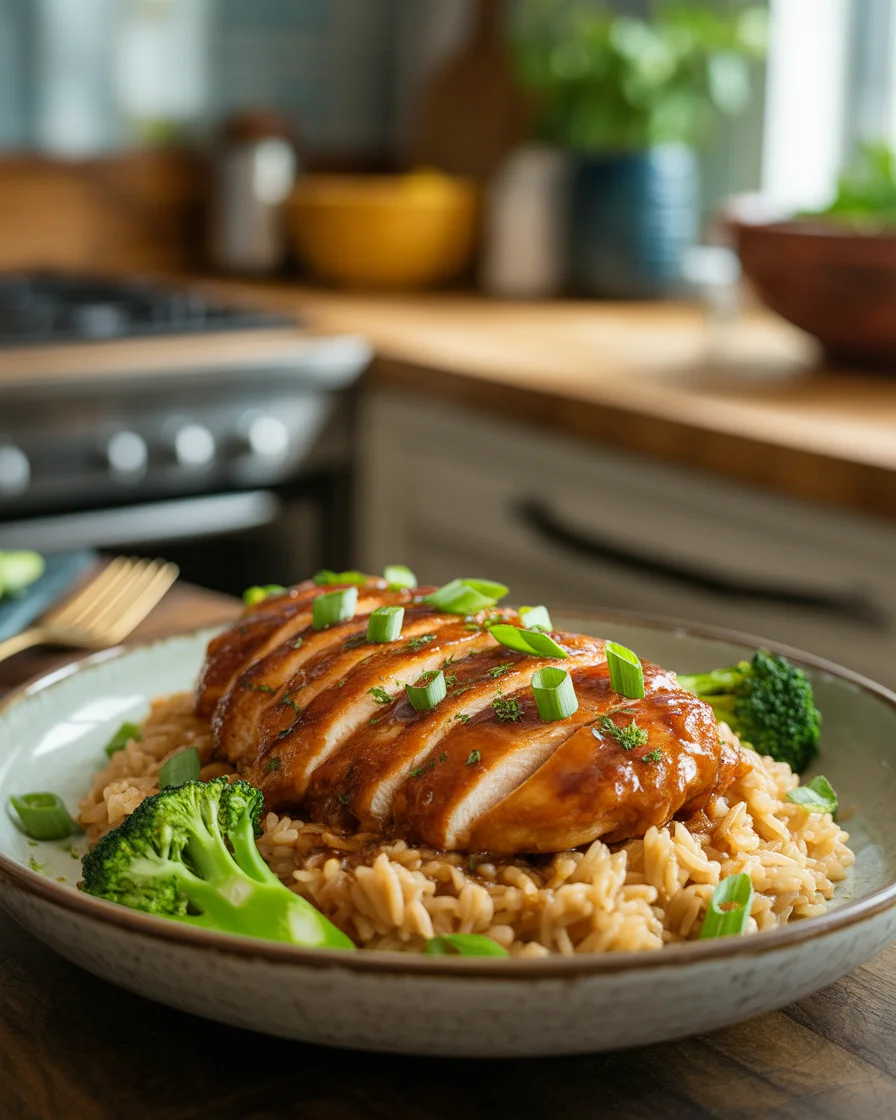 One-Pan Bold Honey BBQ Chicken Rice