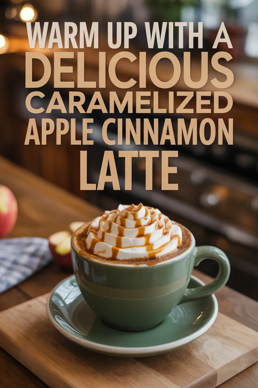 Warm Up with a Delicious Caramelized Apple Cinnamon Latte