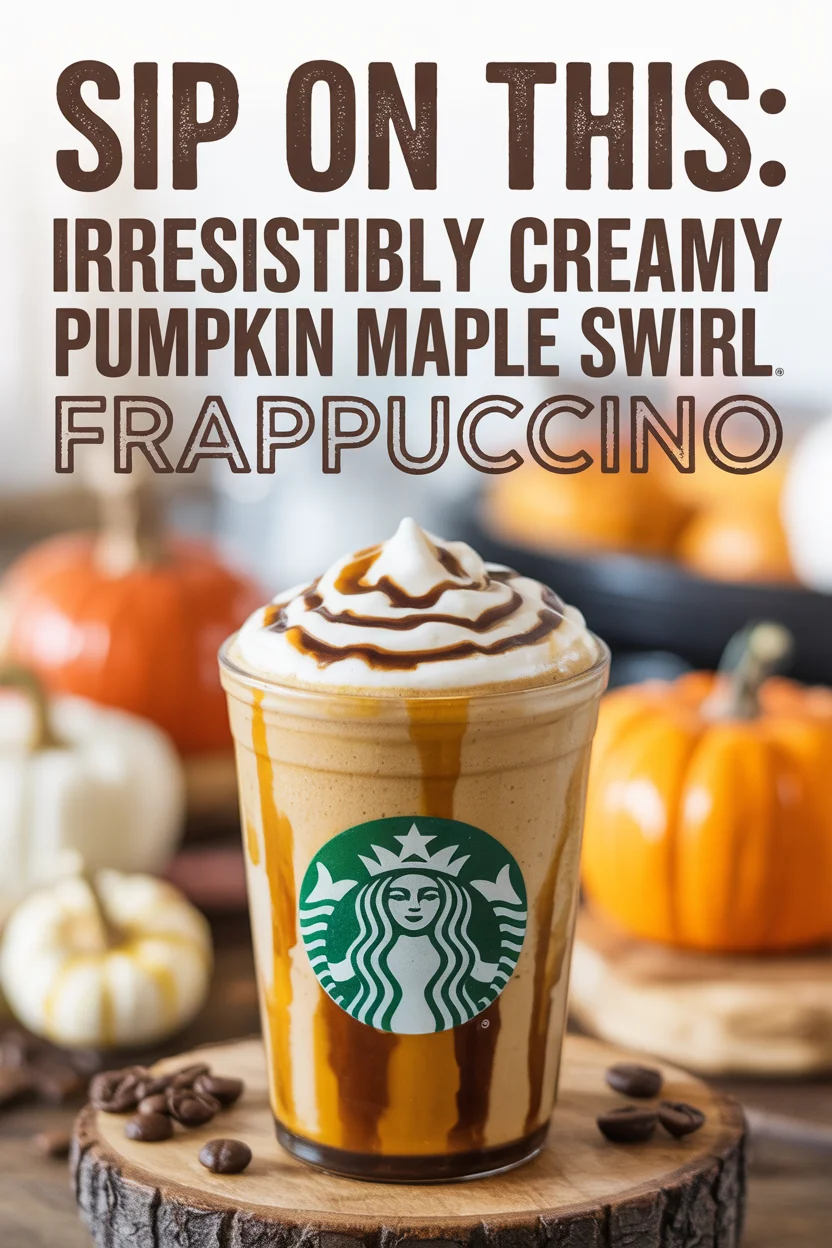Pumpkin Maple Swirl Frappuccino