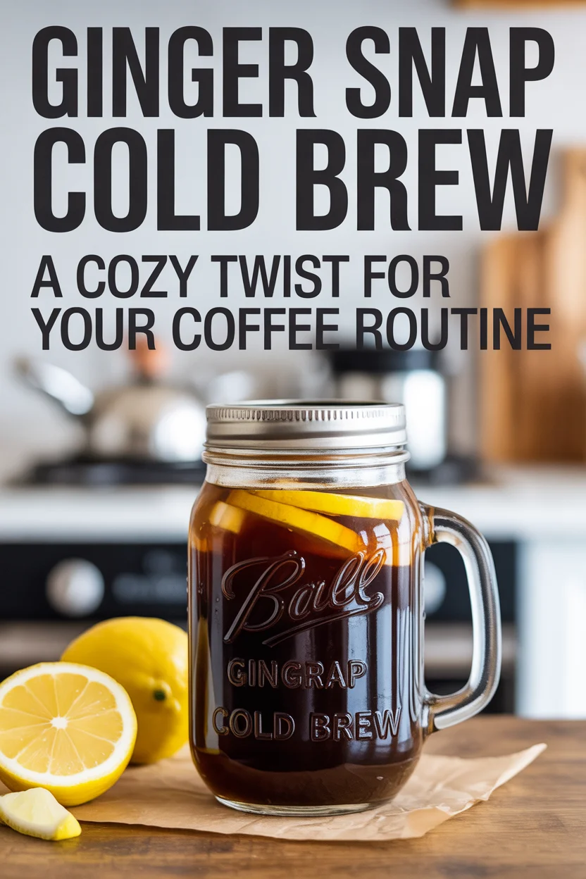Ginger Snap Cold Brew