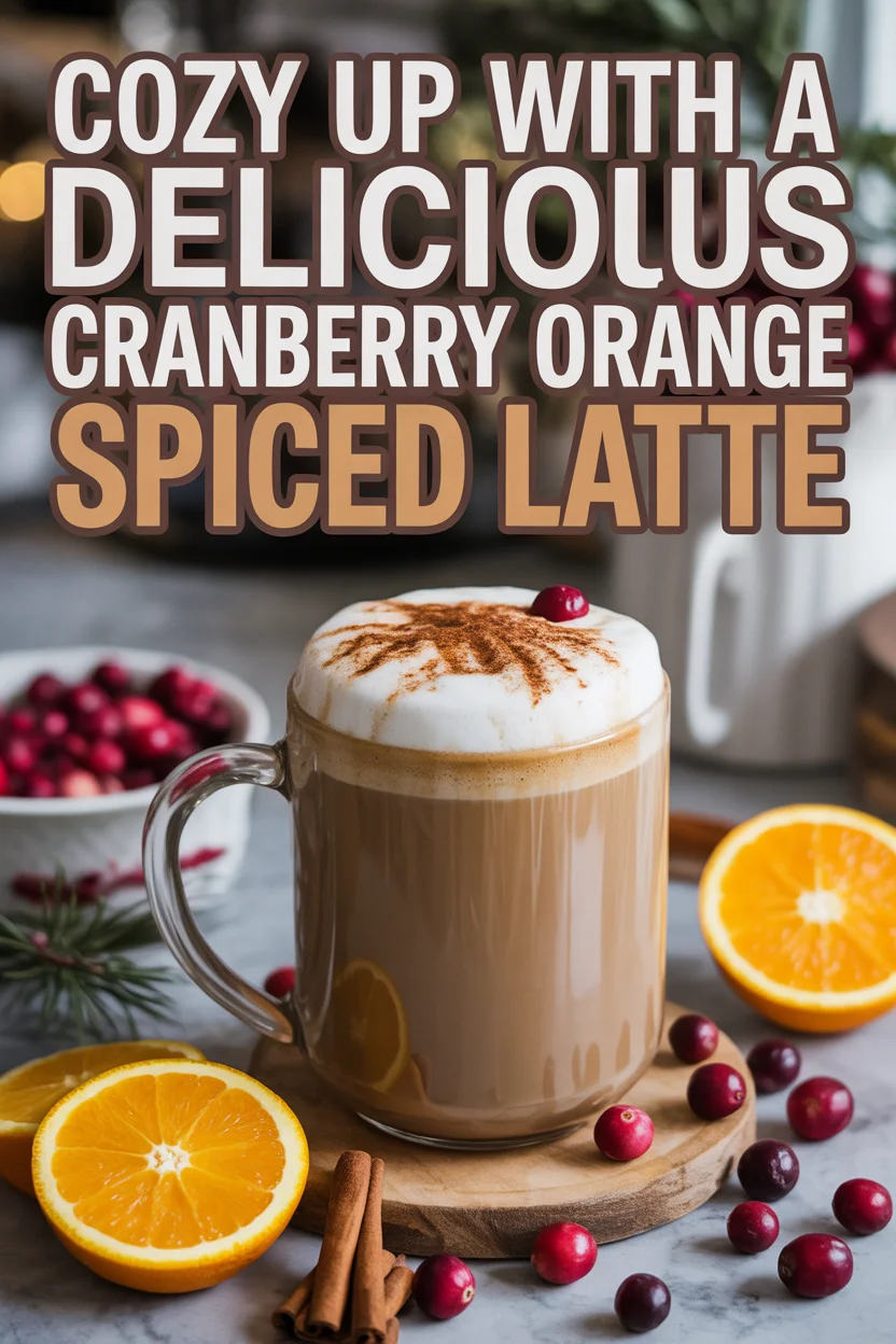 Cozy Up with a Delicious Cranberry Orange Spiced Latte