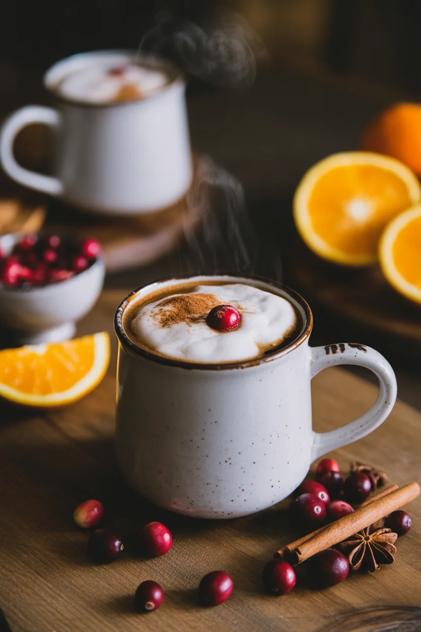Cranberry Orange Spiced Latte