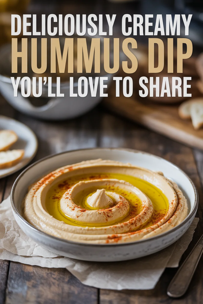 Deliciously Creamy Hummus Dip You'll Love to Share